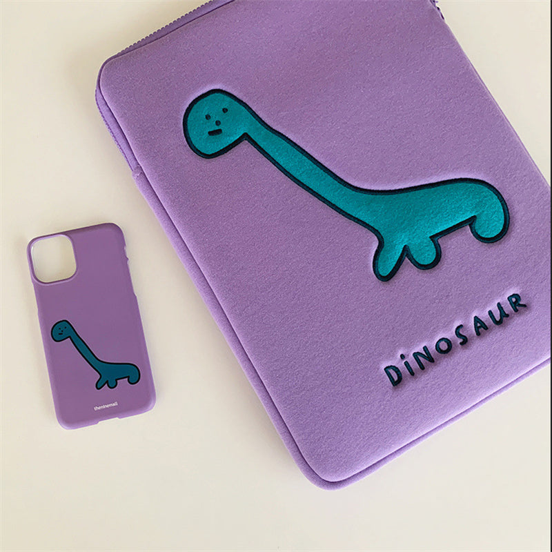 Dinosaur Laptop Bag Cute Liner Bag Protective Sleeve